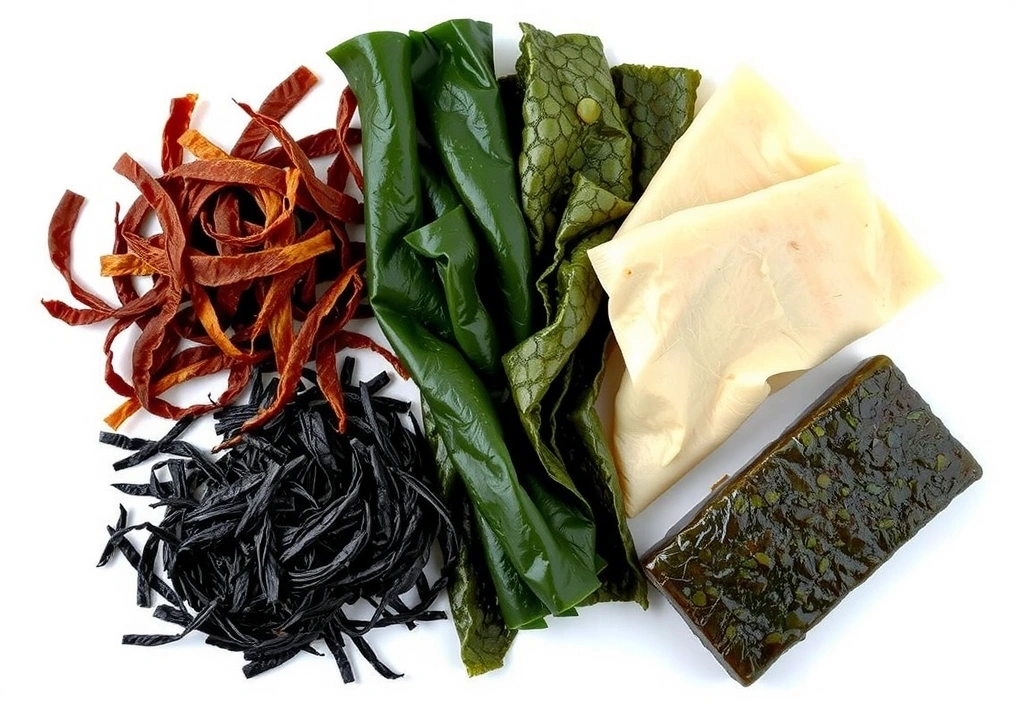 Imagen de algas marinas ricas en yodo